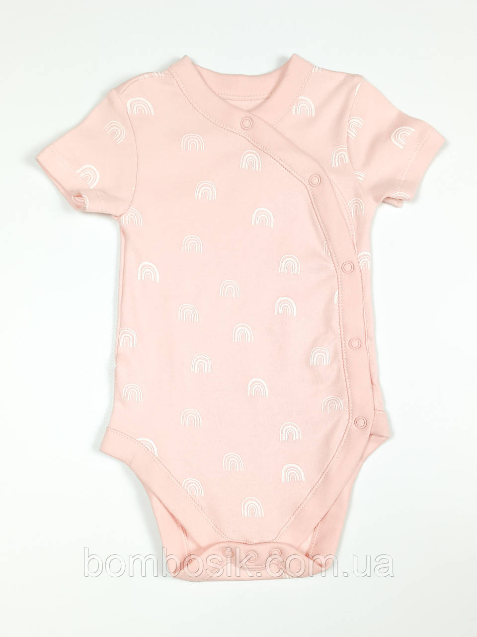 Бодік для дівчинки з коротким рукавом George, first size (50-56см), фото 1