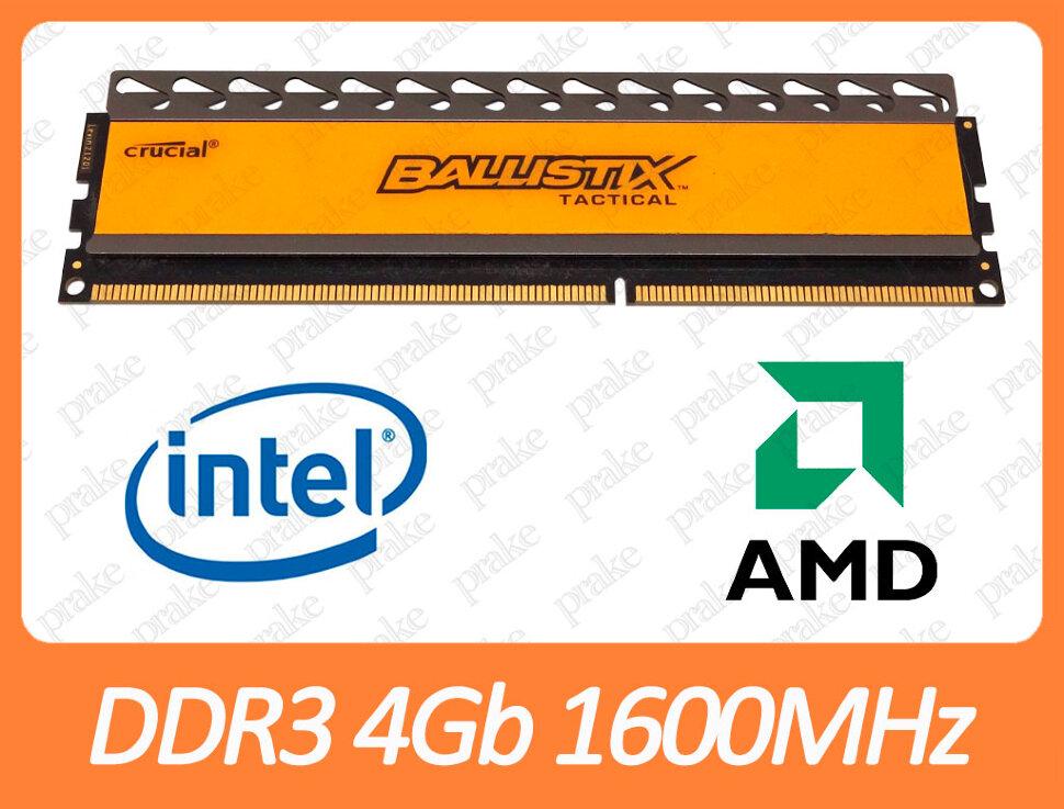 DDR3 4GB 1600 MHz (PC3-12800) CL8 Crucial Ballistix Tactical BLT4G3D1608DT1TX0