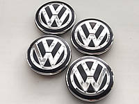 Колпачки Заглушки на литые диски Volkswagen Фольксваген VW 65/56/9 мм. 5G0 601 171 Golf 7 Комплект/4шт.
