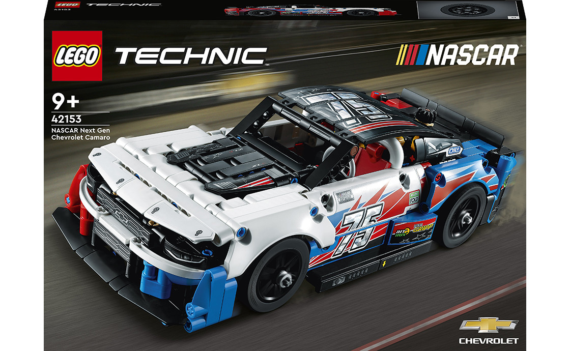 LEGO Technic NASCAR Next Gen Chevrolet Camaro ZL1 672 деталі (42153), фото 1