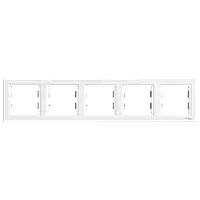 Schneider Electric ASFORA EPH5800521 Рамка 5-местная горизонтальная белая