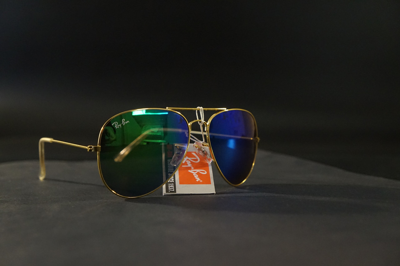 Окуляри Ray Ban 3025 Aviator сонце захисні жіночі та чоловічі сонцезахисні окуляри, від сонця рей бен крапельки