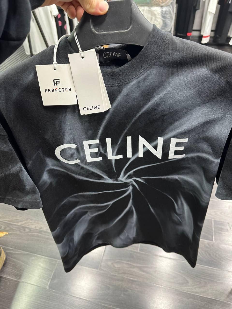 Купить Мужская футболка Celine Селин Черный, цена 1074.40 ₴ — Prom.ua ...