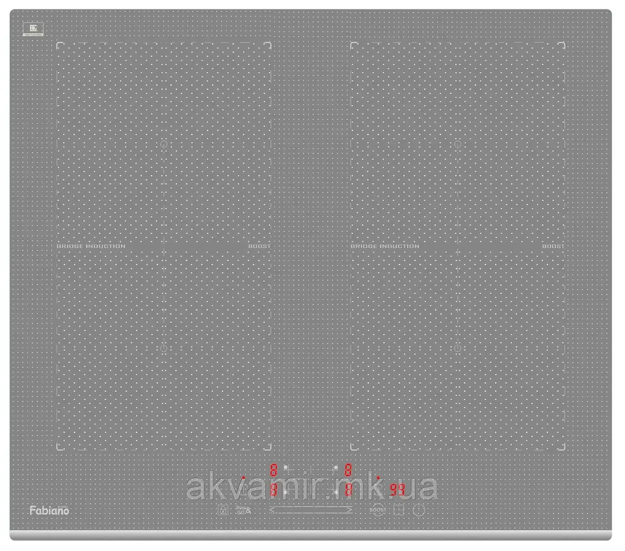 Індукційна варильна поверхня Fabiano FHBI 3201 Lux Titanium