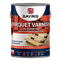 Лак паркетный акрил-полиуретановый полуматовый Parquet Varnish BAYRIS 2.5