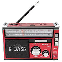 Радіоприймач ФМ Golon RX-381 MP3 USB Red N