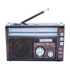 Радіоприймач Golon RX-382 MP3 USB Brown N