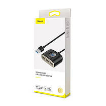 USB HUB розгалужувач BASEUS CAHUB-AY01 Square 4USB N, фото 5