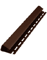 Планка J-trim Альта-Профиль Alta-Siding 3,66м коричневый