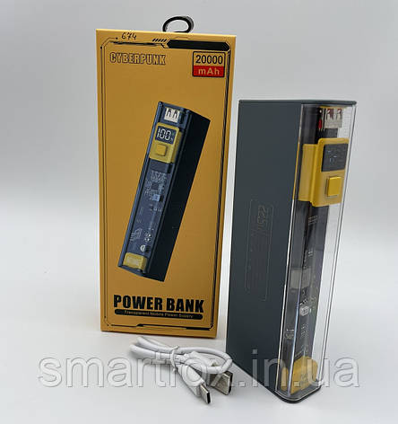 УМБ (Power Bank) 674 — 20000 mAh (швидке заряджання), фото 2