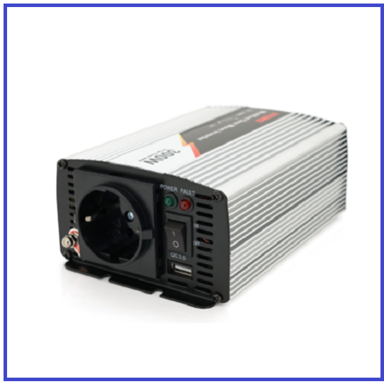 Інвертор напруги JYM-300-12V (300Вт), 12/220V, approximated, 1Shuko, USB