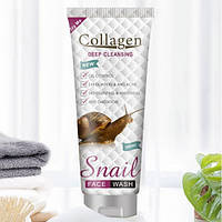 Пенка для умывания Collagen Snail Deep Cleansing с коллагеном и муцином улитки, 100 мл