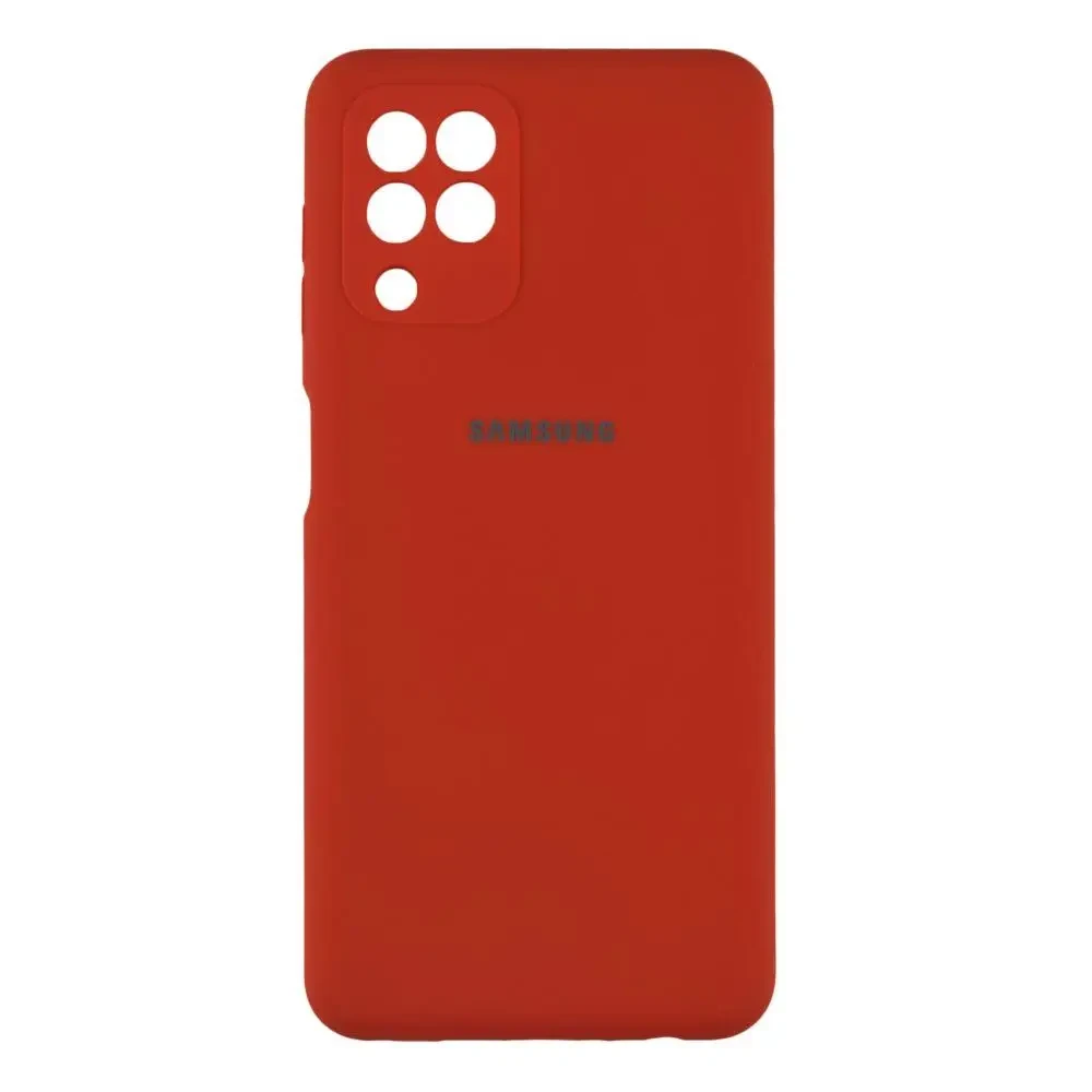 Чохол Silicone case для Samsung Premium A22 Red (01) червоний