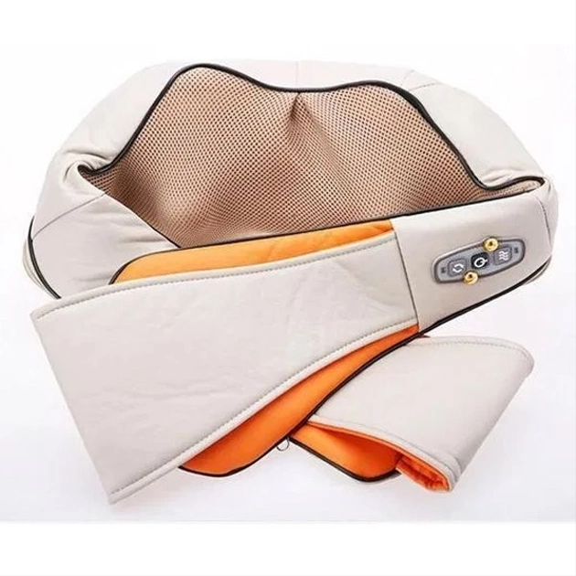 Універсальний роликовий масажер для спини та шиї Massager of Neck Kneading з ІЧ-прогріванням