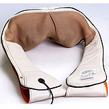Універсальний роликовий масажер для спини та шиї Massager of Neck Kneading з ІЧ-прогріванням, фото 6