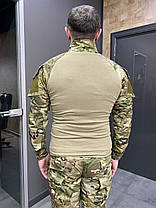 Військова форма Combat (убакс + штани), котон (бавовна), Мультикам, розмір M, форма ЗСУ, тактичний одяг, фото 3