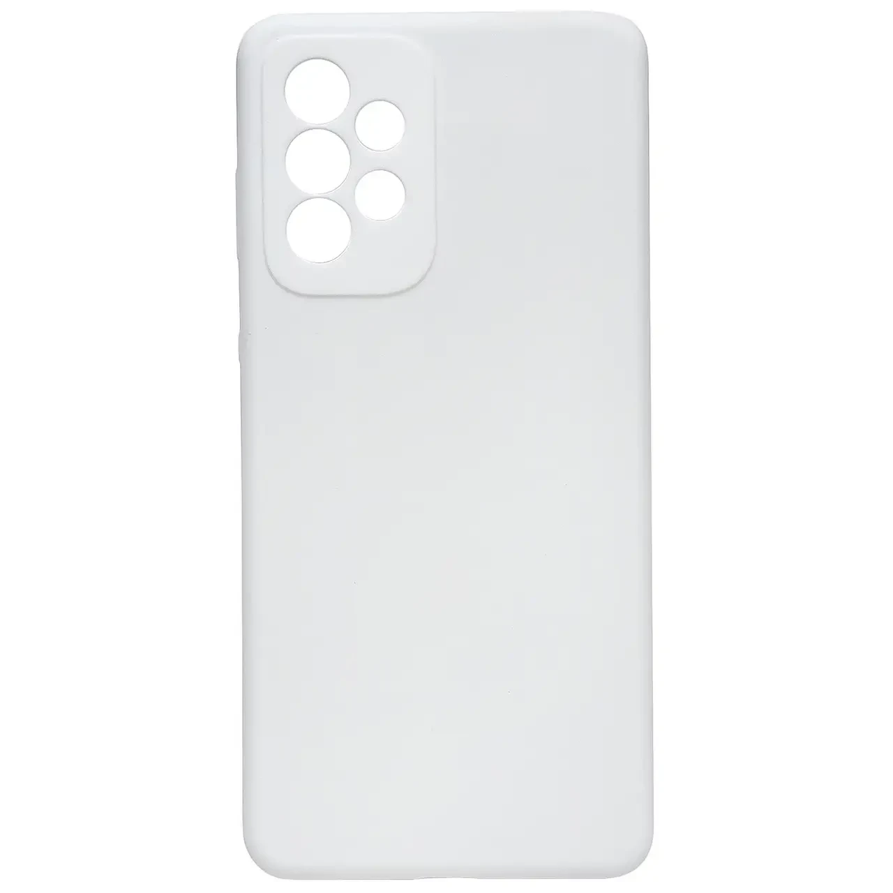 Чохол Silicone case для Samsung Premium A73 White (09) білий