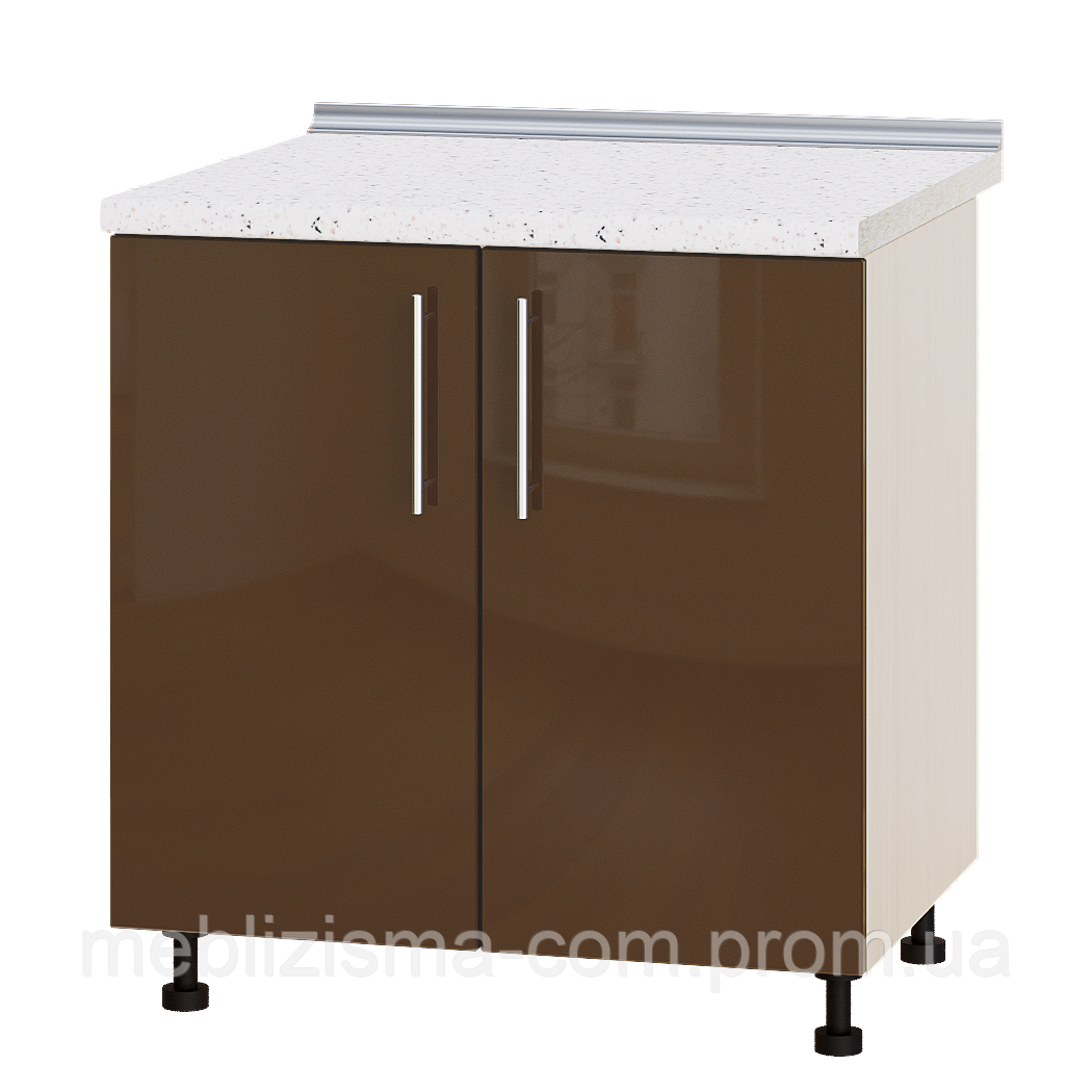 Кухня Модерн Модуль Низ Н82-800 Капучино Глянец - Дуб Молочный ...