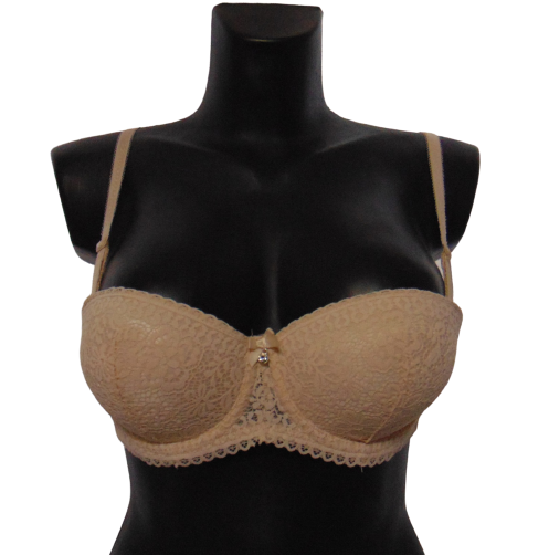 Бюстгальтер анжеліка пушап Onita de Mas 5180 75B бежевий, фото 1