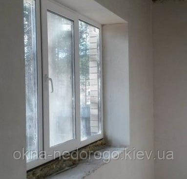 Штукатурка віконних укосів від ™Вікна Недорого Штукатурка віконних укосів на тристулкових вікнах від ™Вікна Недорого