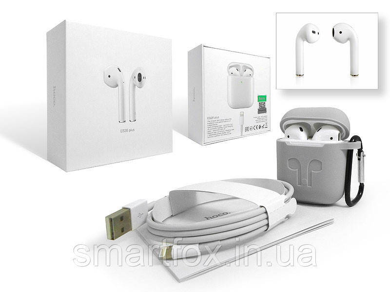 Блютуз гарнітура Double BT TWS HOCO ES26 + кейс