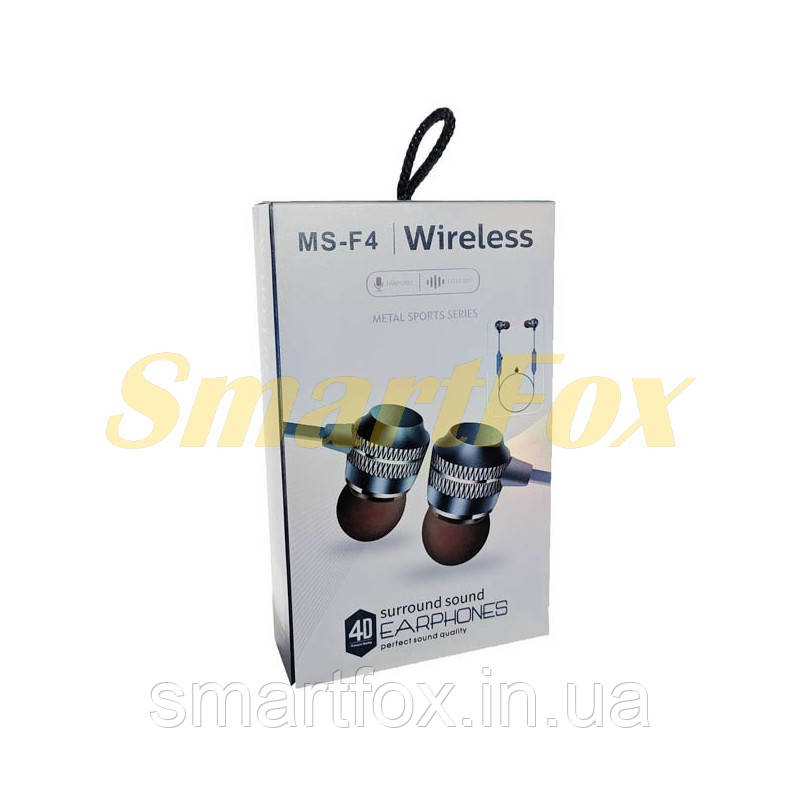 Навушники бездротові Bluetooth Wireless MS-F4