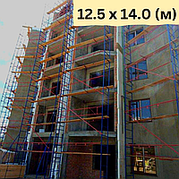 Стальные клино-хомутовые леса комплект 12.5 х 14.0 (м)