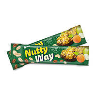 Ореховый батончик мюсли частично глазированный Nutty Way 40g Белый Шоколад с Фруктами