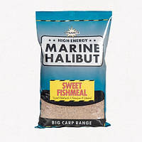 Сыпучая прикормка Dynamite Baits Marine Halibut Sweet Fishmeal Groundbait 1kg