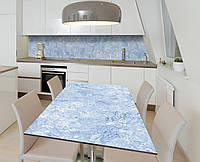 Наліпка 3Д вінілова на стіл Zatarga «Киплячий гейзер» 600х1200 мм для будинків, квартир, столів, кофеєнь,