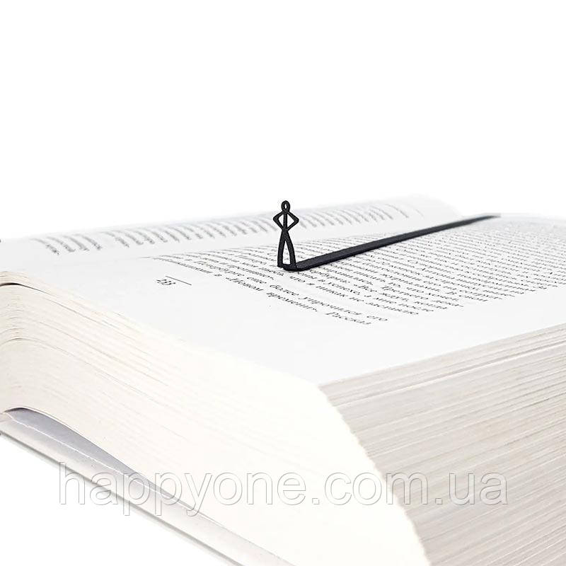 Закладка для книг Black Stick Man