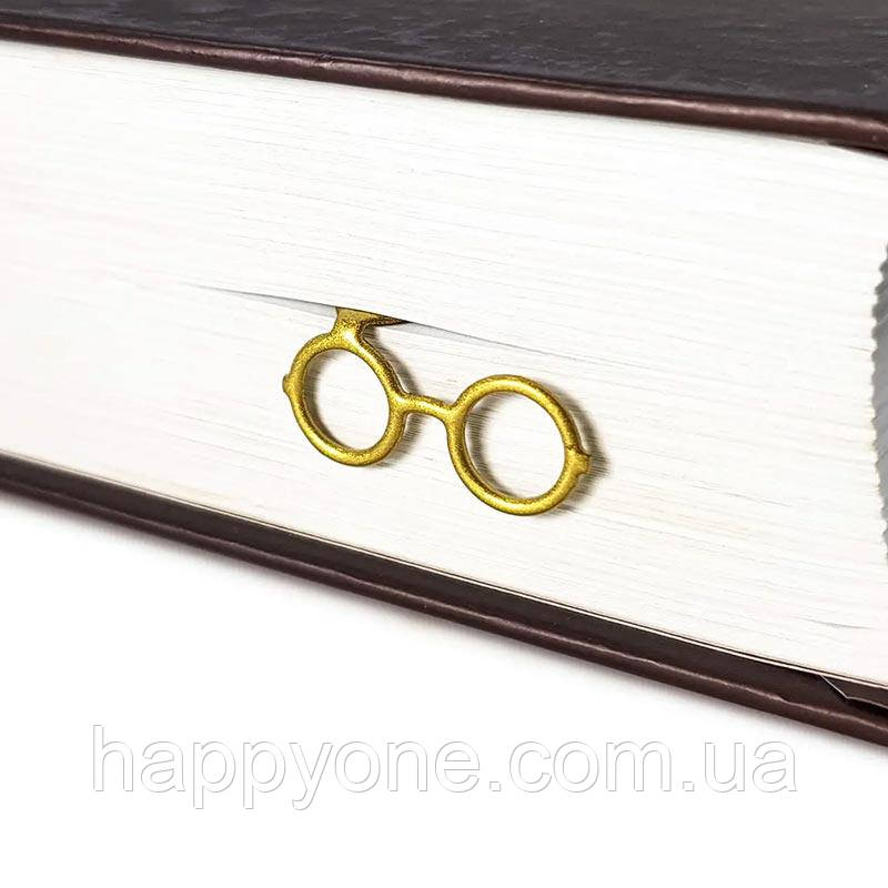 Закладка для книг «Золоті окуляри»