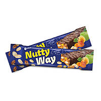 Ореховый батончик мюсли глазированный Nutty Way 40g Черный Шоколад с Фруктами