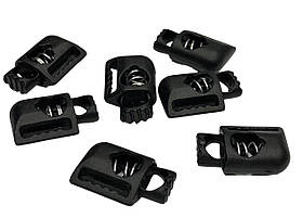 Фіксатор для шнура пластиковий №104 колір Чорний