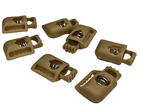 Фіксатор для шнура пластиковий №104 колір Койот