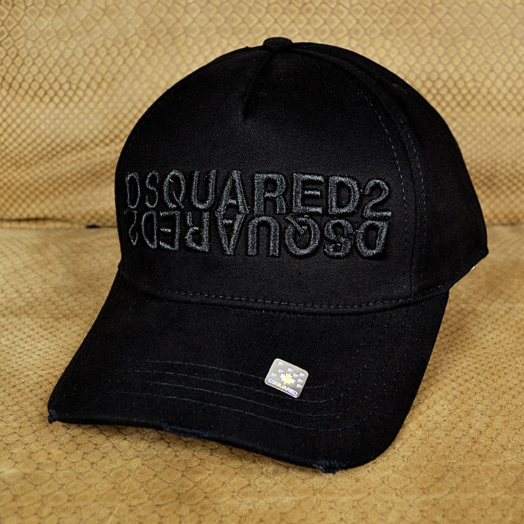 Брендова кепка Dsquared2 чорна модна бейсболка Дискваред чорна Топ якість Туреччина