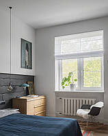 Вікно металопластикове Т-подібне у сталінку сталинку Рехау Бриллиант Діамант Rehau Brillant