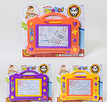 Дощечка для малювання кольорова 5998 B (96/2) 3 кольори, зі штампами, на листі