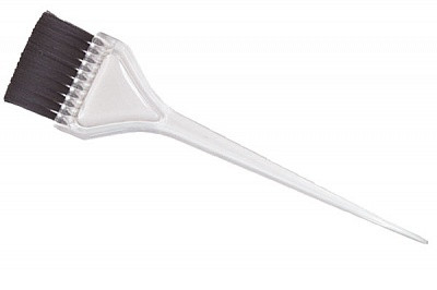 Пензель для фарбування широкий прозорий Hairway