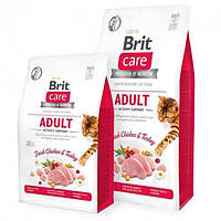 Brit Care Cat Grain-Free Adult Activity Support 7 кг - Сухой беззерновой корм с индейкой и курицей для в