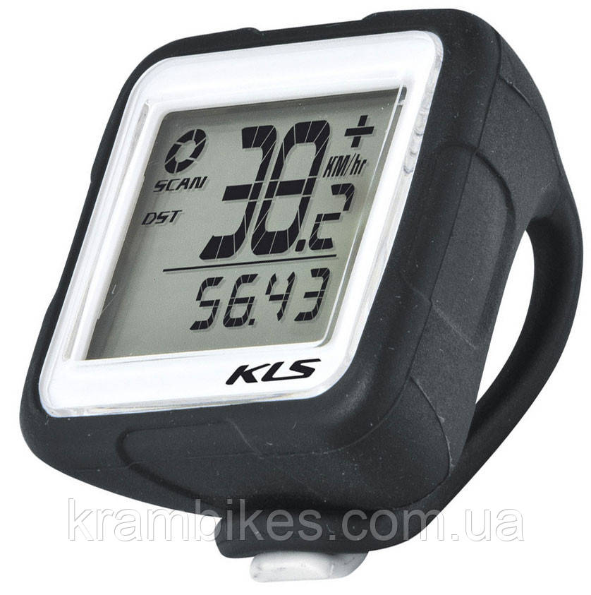 Велокомп'ютер бездротовий KLS Reflex 14 функцій чорний