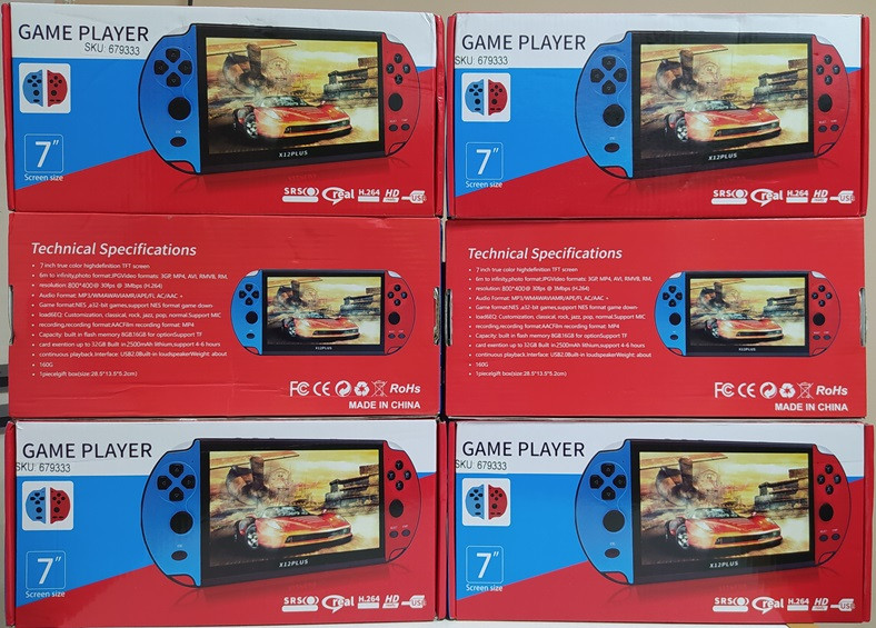 Портативна підставка PSP X12 Plus Dendy Денді Sega 19500 ігор Супер Маріо Mortal Kombat Сонек Танчики Sonic