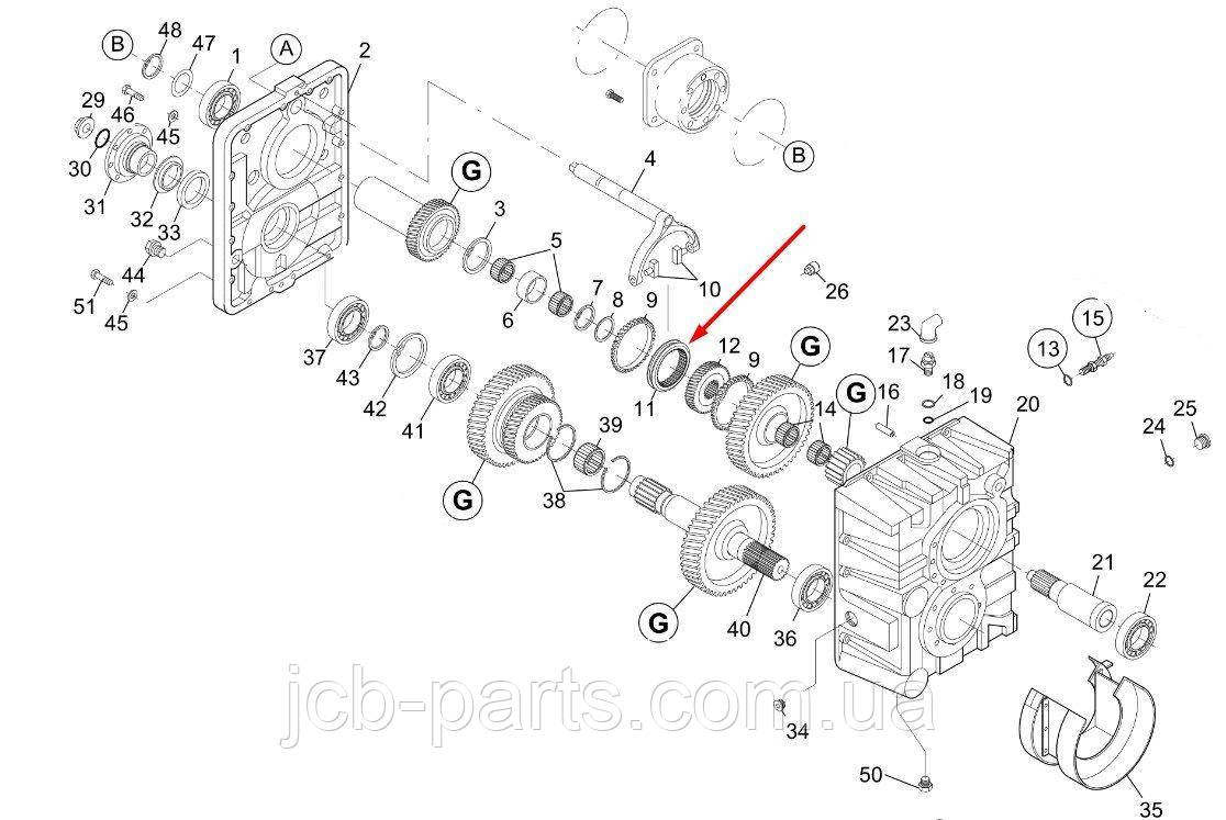 153310953 Привідна втулка New Holland (153310953)