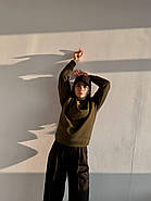 Жіночий світшот з тризубом "Як у президента" 🇺🇦, фото 2