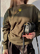 Жіночий світшот з тризубом "Як у президента" 🇺🇦, фото 7