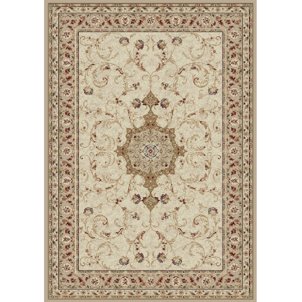 Килим 2,50*5 бежева класика Лотос 523/100