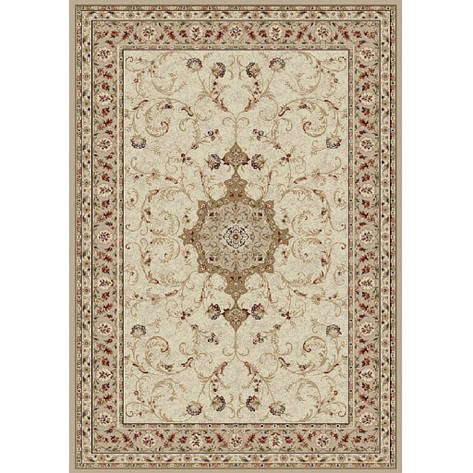 Килим приліжковий 0,60*1,10 бежева класика Lotos 523/100, фото 1