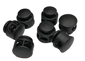 Фіксатор для шнура пластиковий №115  колір Чорний