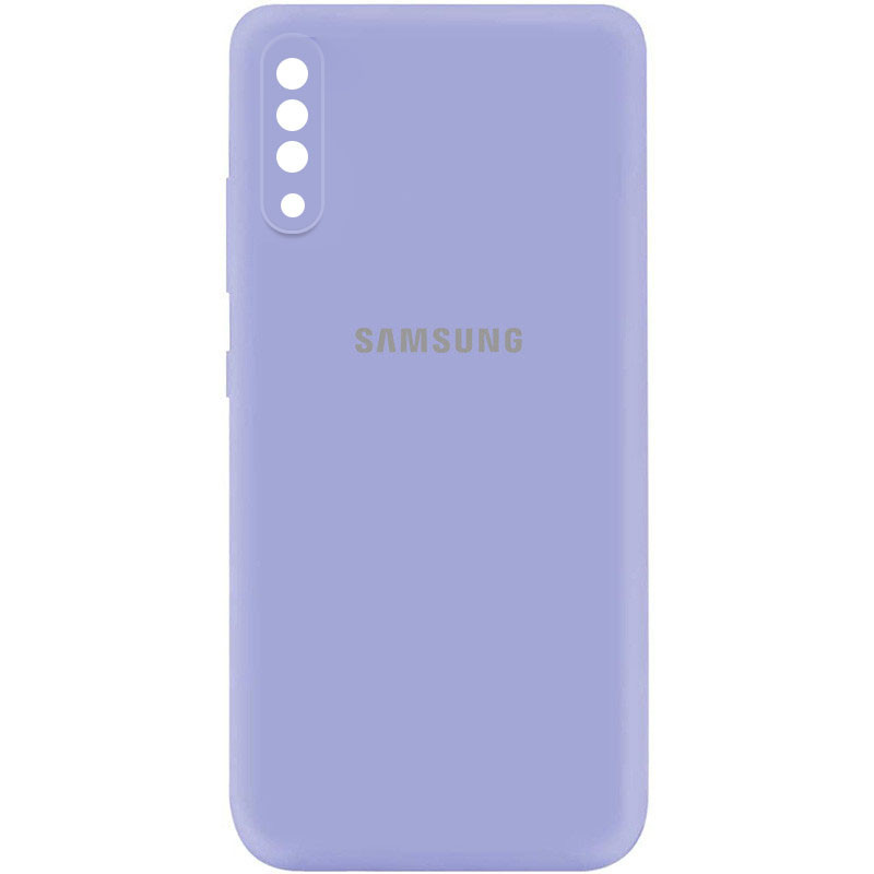 Чохол Silicone case для Samsung Premium A50 Lilac (13) ліловий