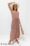 Сукня для вагітних та годування MILA DR-23.081 капучино, фото 3